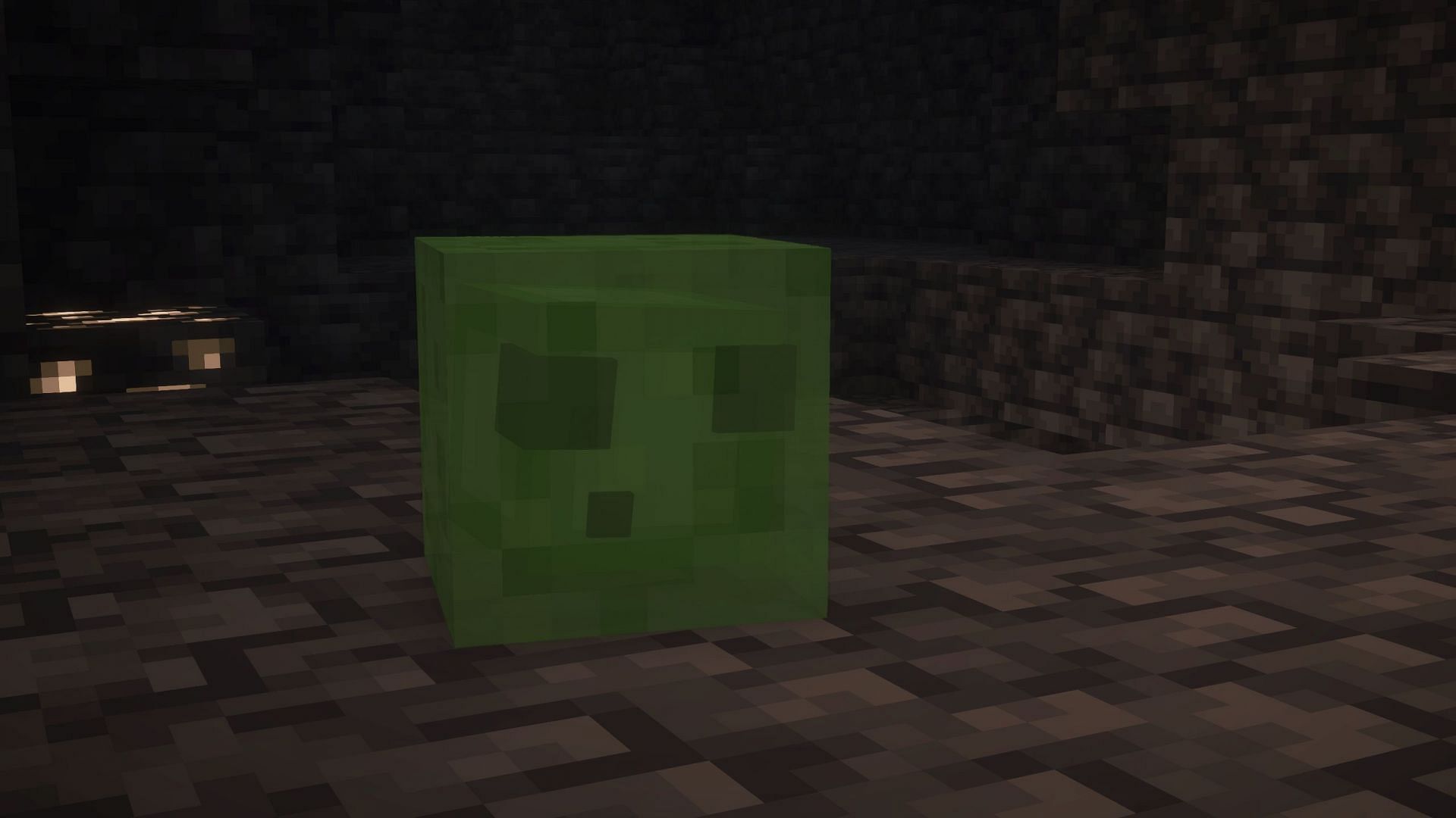 Slime is an interesting hostile creature in Minecraft (Image via Sportskeeda Gaming || Mojang Studios)