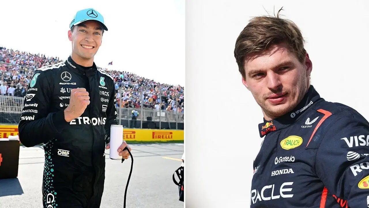 Damon Hill reacts to George Russell's cheeky dig at Max Verstappen after F1 Canadian GP qualifying