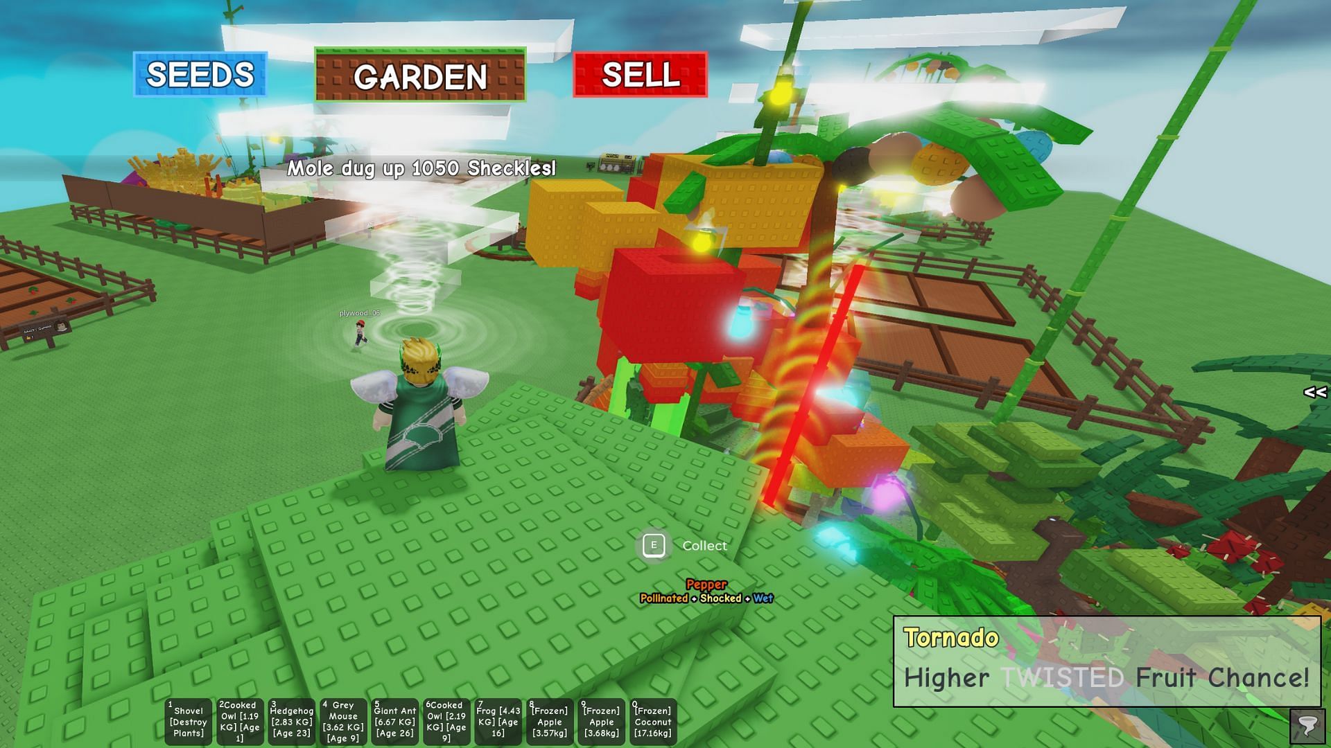 Twisted mutace zvyšují prodejní hodnotu pětkrát (obrázek přes Roblox)