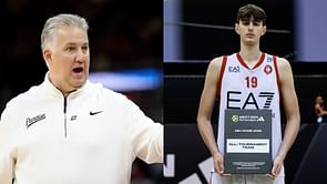 "Death, taxes and 7 footers at Purdue": College fans react as Matt Painter's team set to host 7'3 Luigi Suigo for official visit