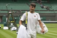 Carlos Alcaraz at Wimbledon 2025. (Photo: Getty)