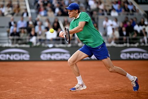 Jannik Sinner at the French Open 2025. (Photo: Getty)