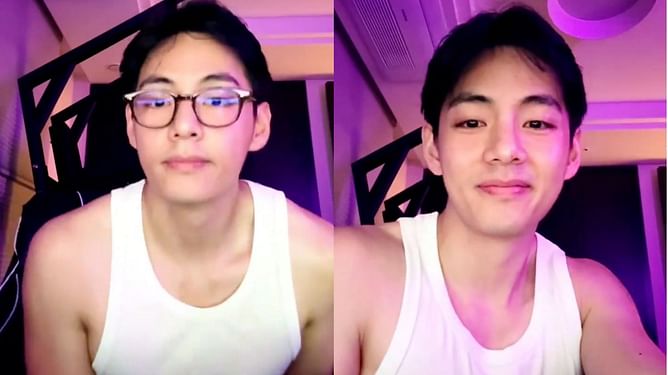 "Viral King for a reason"- Fans left amused as entire bus, cafes, & more seen watching BTS' Taehyung's live at the same time