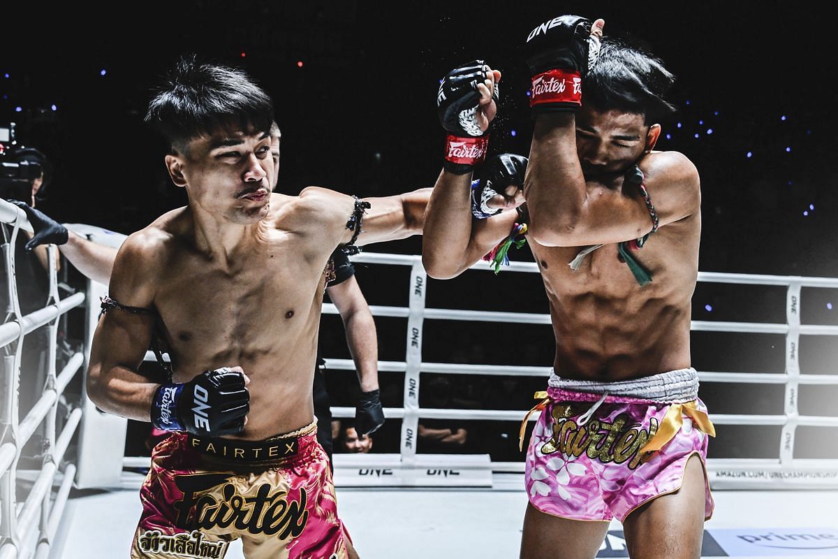 Jaosuayai (L) vs Elmehdi El Jamari | Photo by ONE Championship