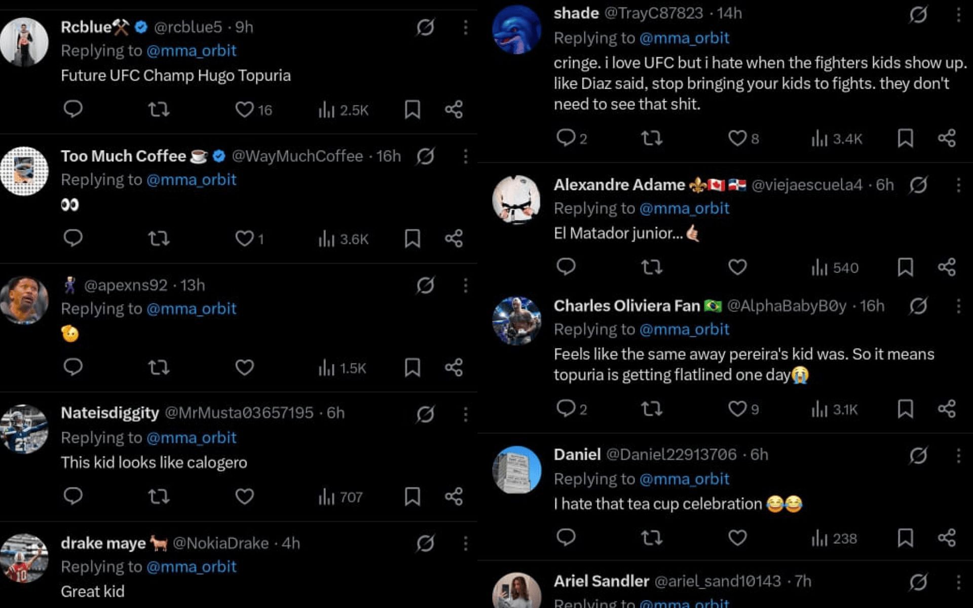 Fans&#039; reaction.[Screenshots courtesy: @mma_orbit on X]