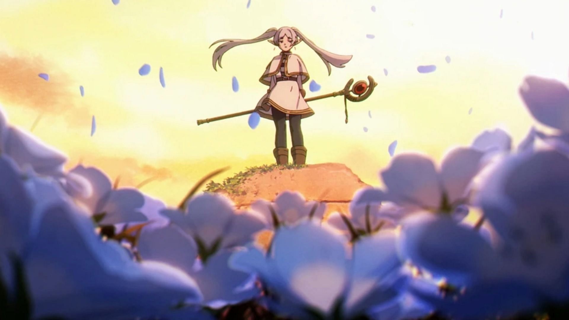 Frieren as seen in anime (Image via Madhouse)