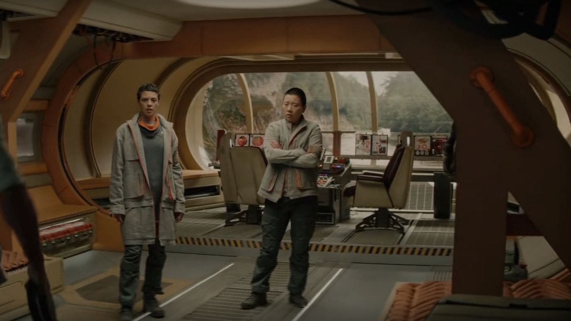 An image of Arada and Pin-Lee from episode 4 of the Apple TV+ series (Image via Apple TV+)