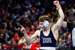 Penn State wrestler Mitchell Mesenbrink gets engaged to girlfriend with beachside one-knee proposal
