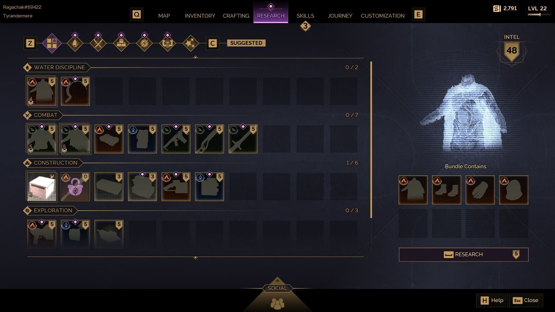 Dune Awakening Research Intel Points