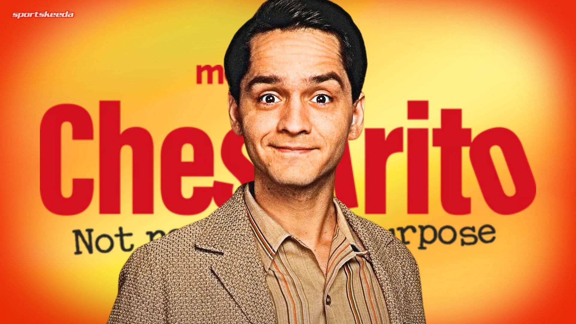 Iv&aacute;n Arag&oacute;n in Chespirito: Not Really on Purpose (Custom cover edited by Sportskeeda, original image via Max Brasil)