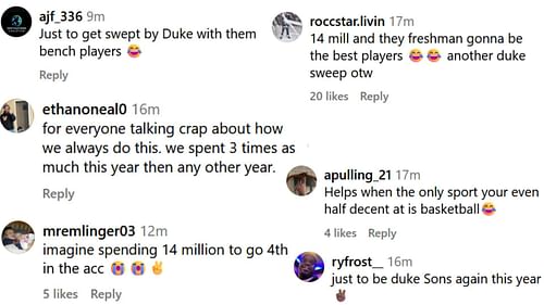 Images via the comments of the Instagram post.