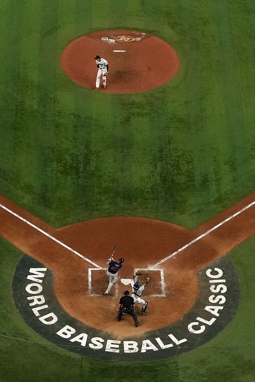 Shohei Ohtani vs Mike Trout at World Baseball Classic Championship: United States v Japan - Source: Getty