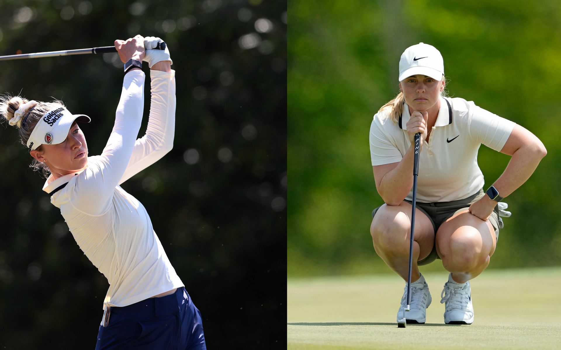 Nelly Korda and Maja Stark ( via Getty)