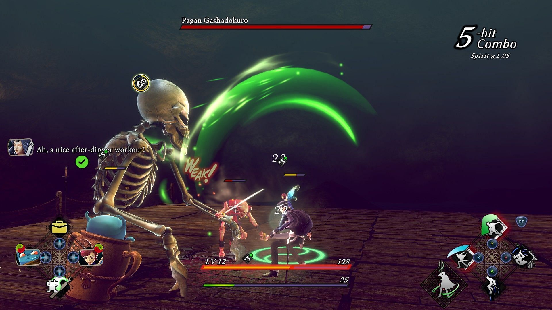 Pagan Gashadokuro boss fight (Image via ATLUS)