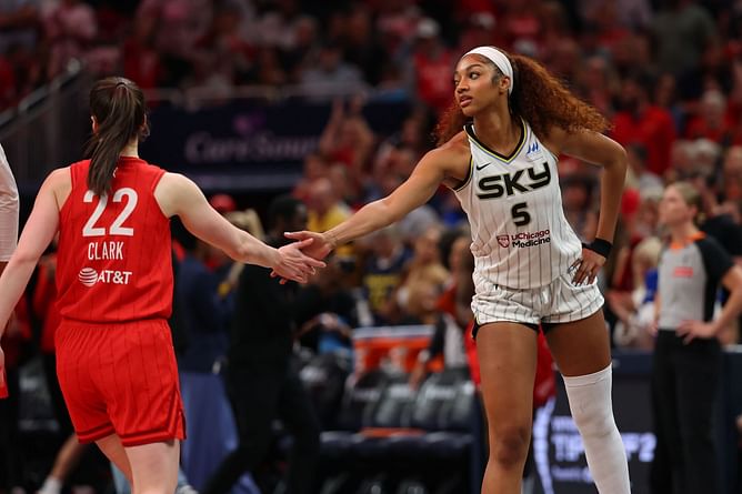 Michael Jordan's ex-teammate Etan Thomas' podcast guest breaks down bias in how Angel Reese is critiqued compared to Caitlin Clark