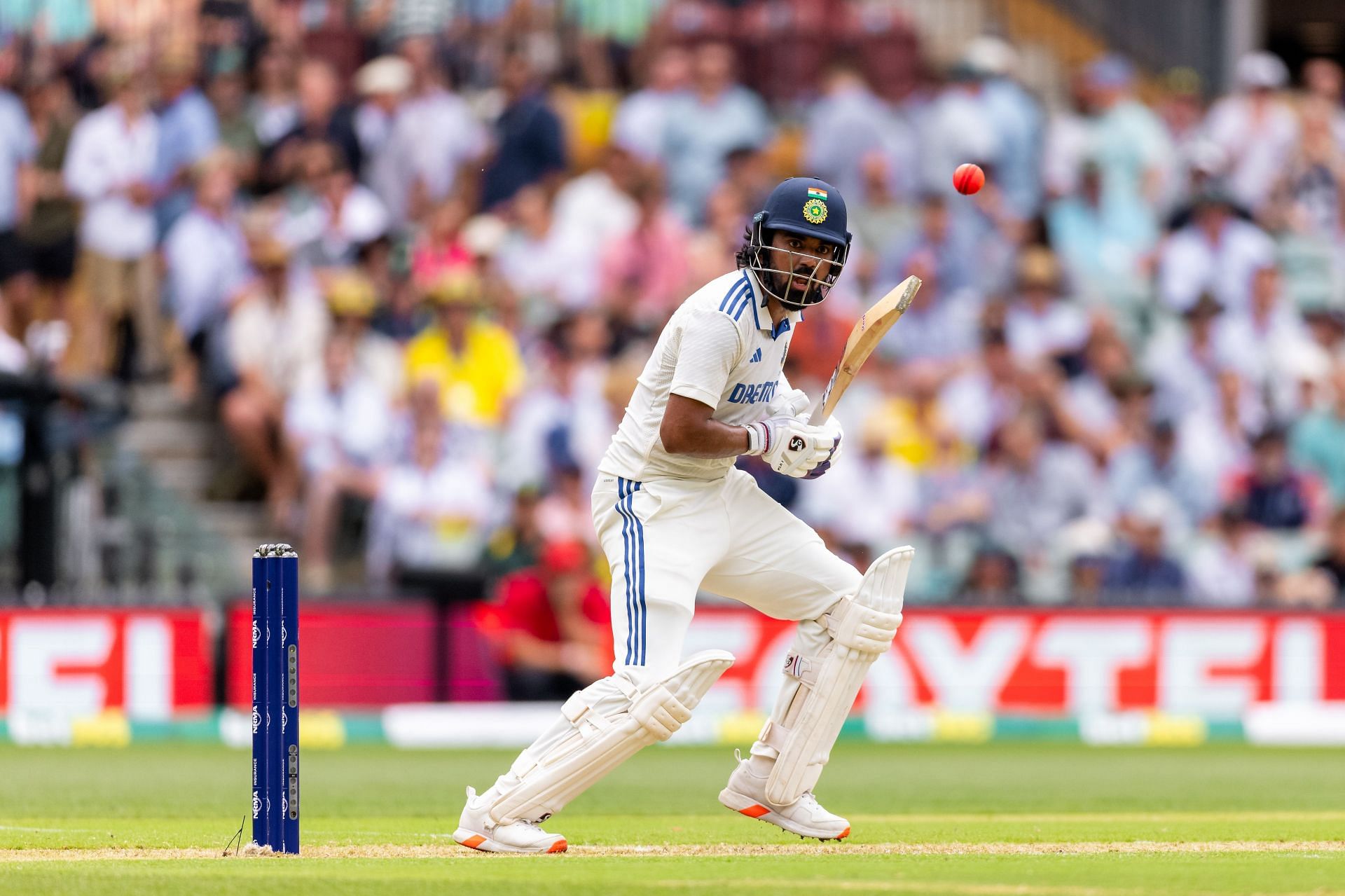 KL Rahul has batted only twice at No. 4 in Tests. [P/C: Getty]