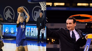 Duke legend Coach K crowns projected No. 1 overall pick Cooper Flagg as best Blue Devils' freshman of all time