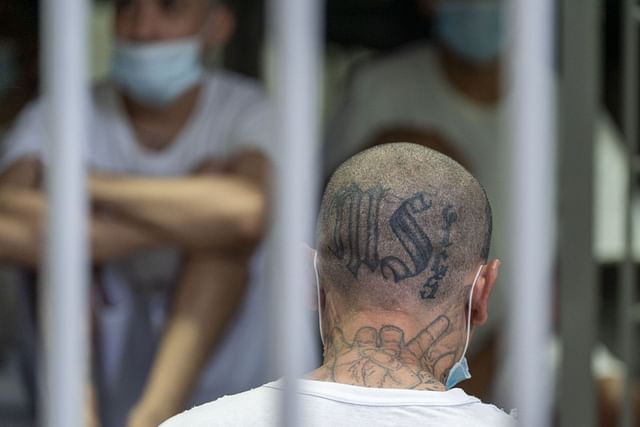 Homeland Security Secretary Kristi Noem Tours Notorious Prison During Trip To El Salvador - Source: Getty