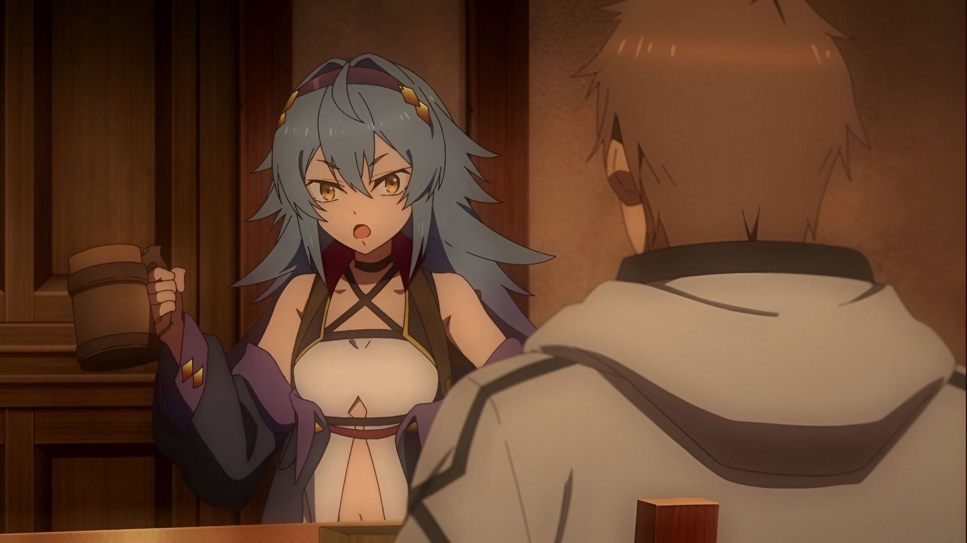 A still of the anime From Old Country Bumpkin to Master Swordsman episode 9 (Image via Passione and Hayabusa)