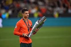 Team India seamer posts one-word reaction for Cristiano Ronaldo after Portugal win Nations League final against Spain