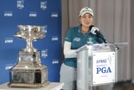 Minjee Lee at the interview of the KPMG Women's PGA Championship 2025 - Source: Getty