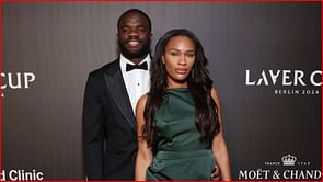 Frances Tiafoe's girlfriend Ayan Broomfield joins American for grass season as duo share adorable updates of time together ahead of Queen's Club