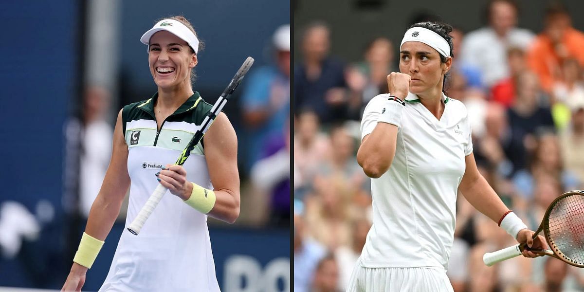 Bernarda Pera and Ons Jabeur will be in action on Day 1 of Wimbledon 2025. (Photos: Getty)