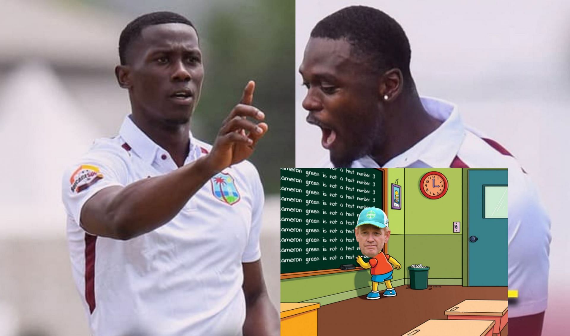 Top memes from day 1 of first WI vs AUS Test. (Images: X - @windiescricket, @cric_blog)