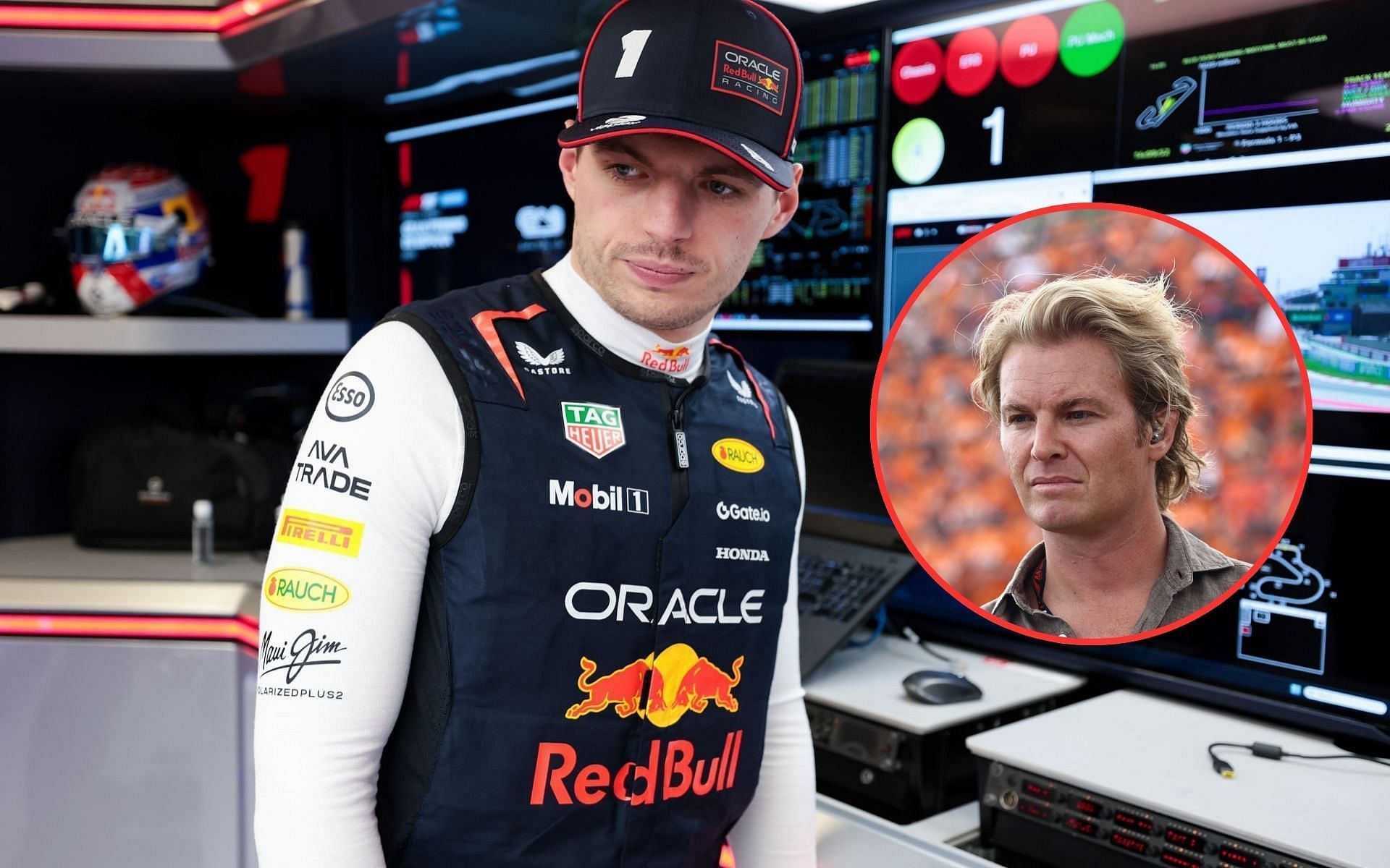 Max Verstappen and Nico Rosberg