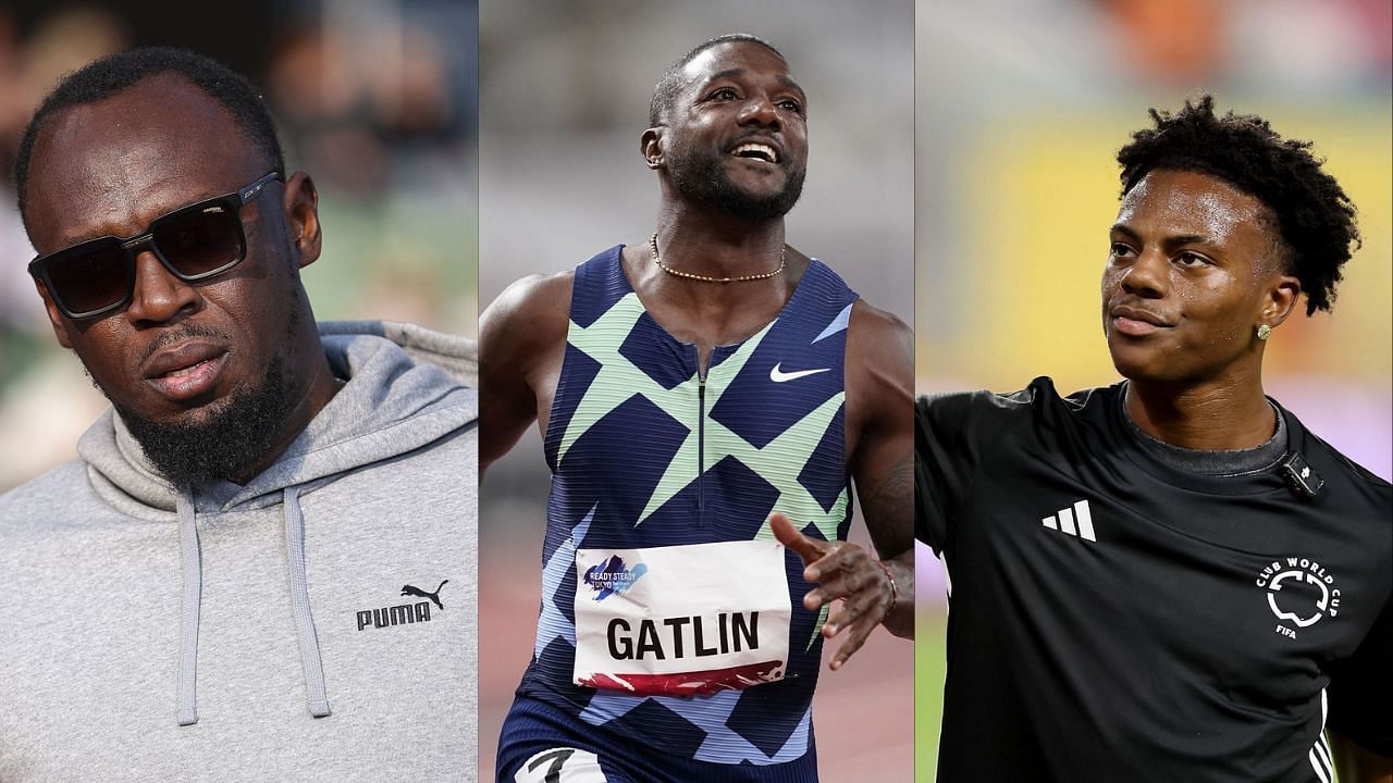 Usain Bolt, Justin Gatlin, IShowSpeed