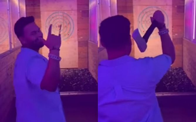 Rishabh Pant enjoys a fun game with KKR pacer during off-time ahead of 2nd ENG vs IND 2025 Test [Watch]