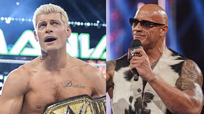 The Rock spotted with Cody Rhodes' former AEW rival
