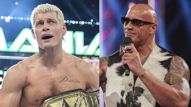 The Rock spotted with Cody Rhodes' former AEW rival