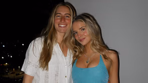 Kate Martin's girlfriend makes a chic and subtle sprint at Phoenix airport in 'kitten heels' after bittersweet outing