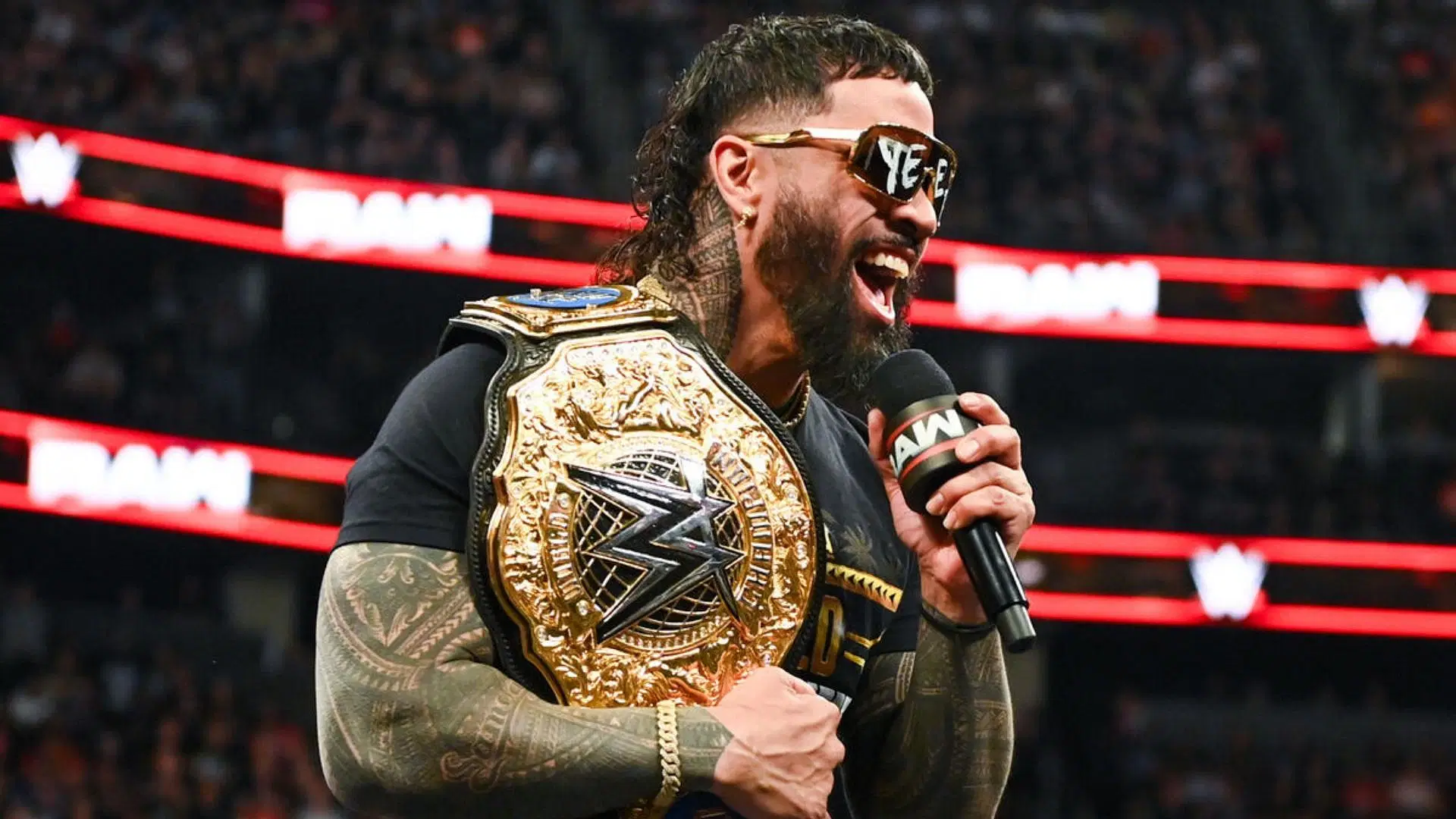 Uso  is the reiging World Heavyweight Champion. [Image credit: WWE.com]