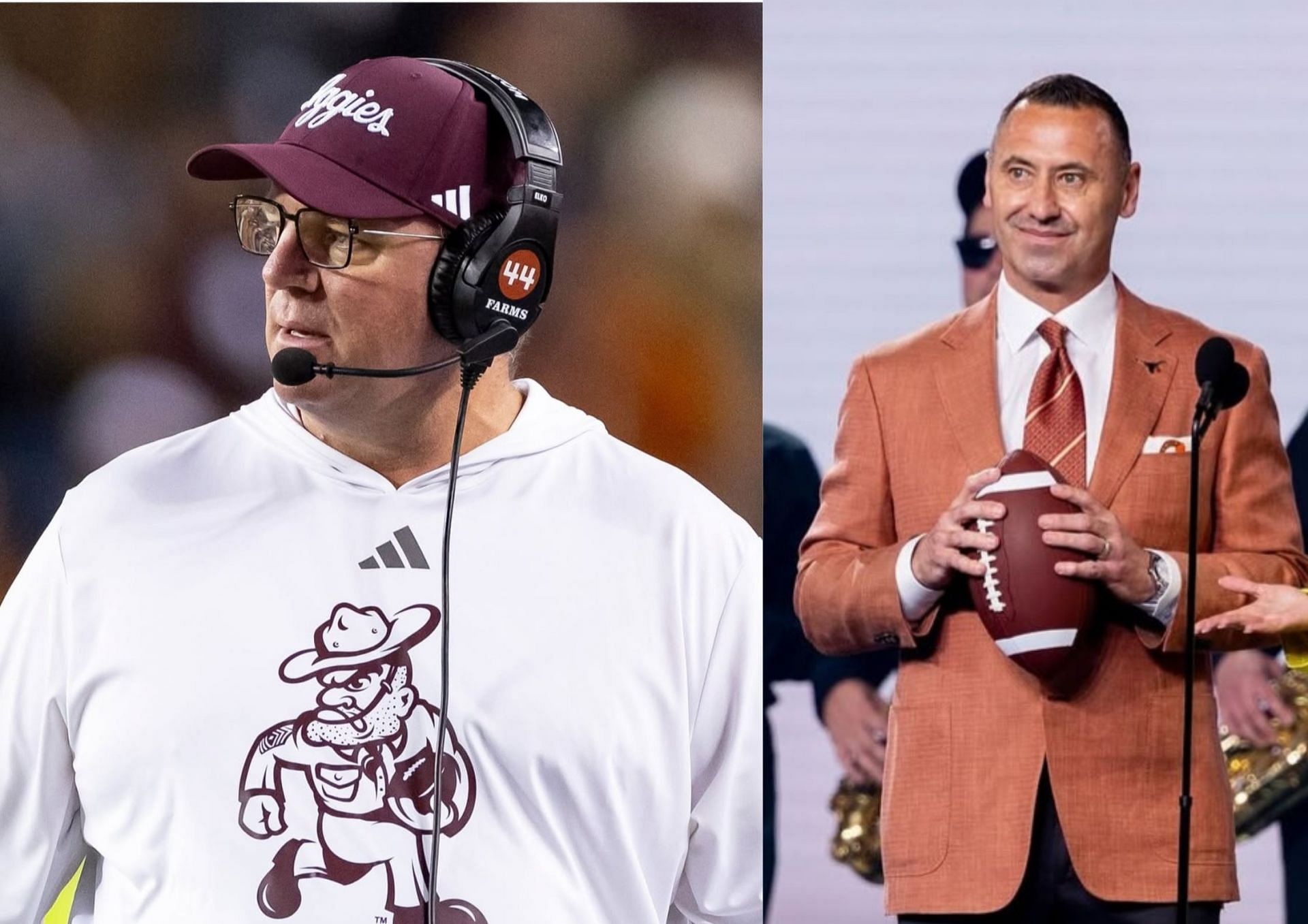 Picture Sources: aggiesfootball, texasfootball (Instagram)