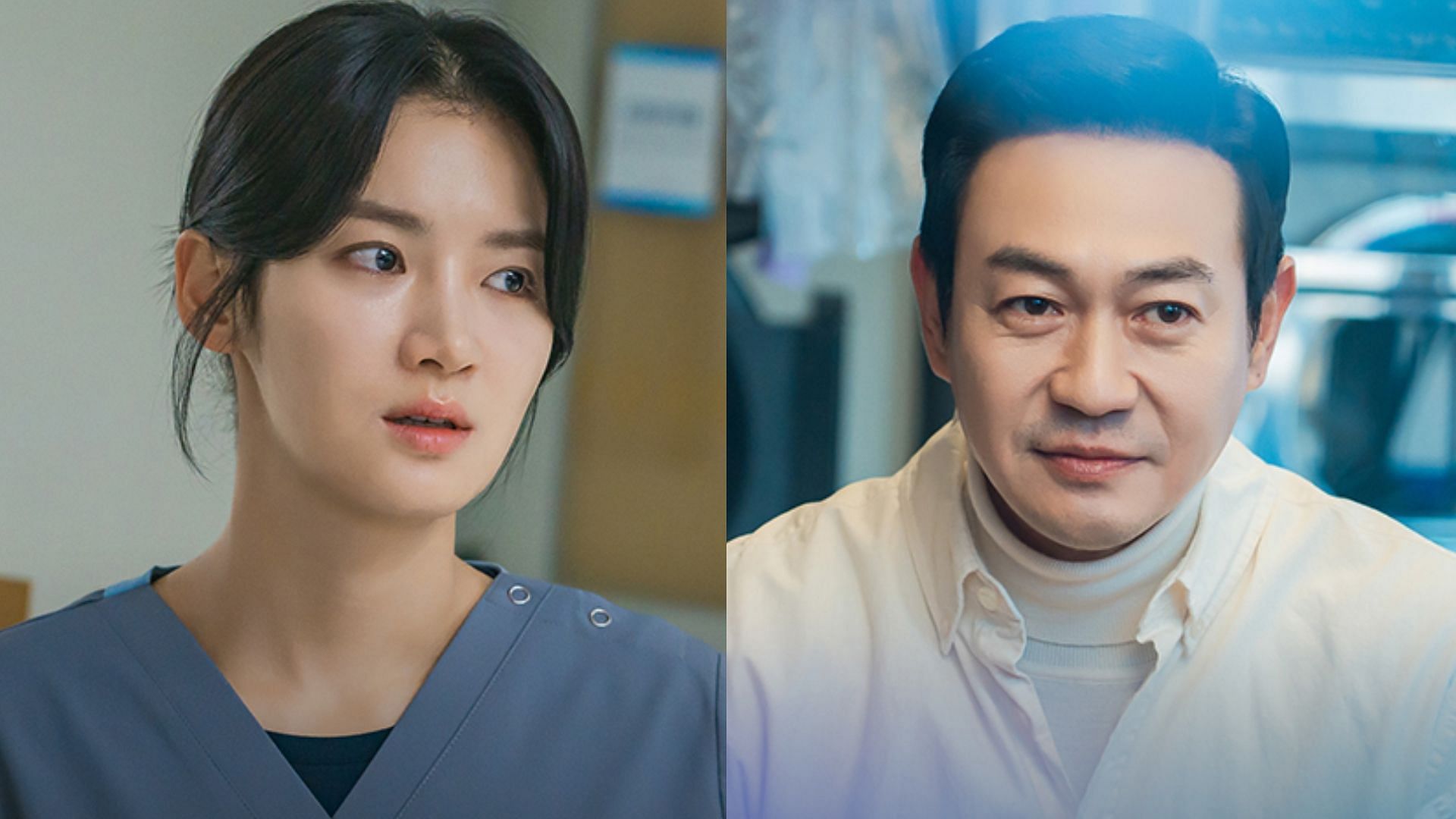 Park Ju-hyun and Park Yong-woo in Hunter With the Scalpel (Image via YouTube/@DisneyPlusKR)