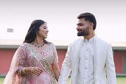 Rinku Singh shares adorable engagement photo with SRK's Bollywood hit song [In Picture]