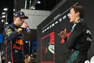 Max Verstappen (L) and George Russell (R) at the F1 Grand Prix of Saudi Arabia - Source: Getty