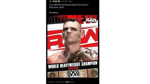 WWE's now-deleted post