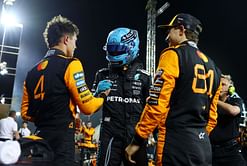 "It was literally like Lewis Hamilton and Jenson Button": George Russell's reaction to the Lando Norris-Oscar Piastri clash