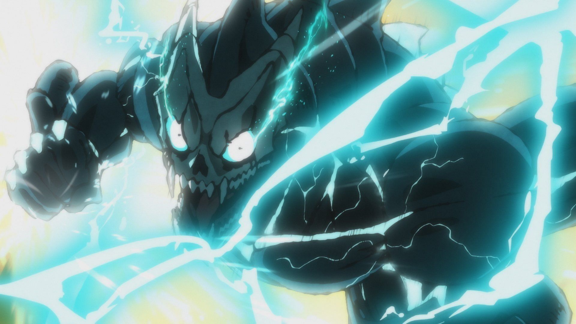 Kafka lands a decisive final strike to the Meireki-era kaiju&rsquo;s core in Kaiju No. 8 chapter 127 (Image via Production I.G)