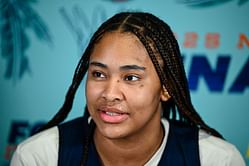 Sarah Strong's mom Allison Feaster reacts as Mongolia stuns Team USA at 2025 FIBA 3×3 World Cup