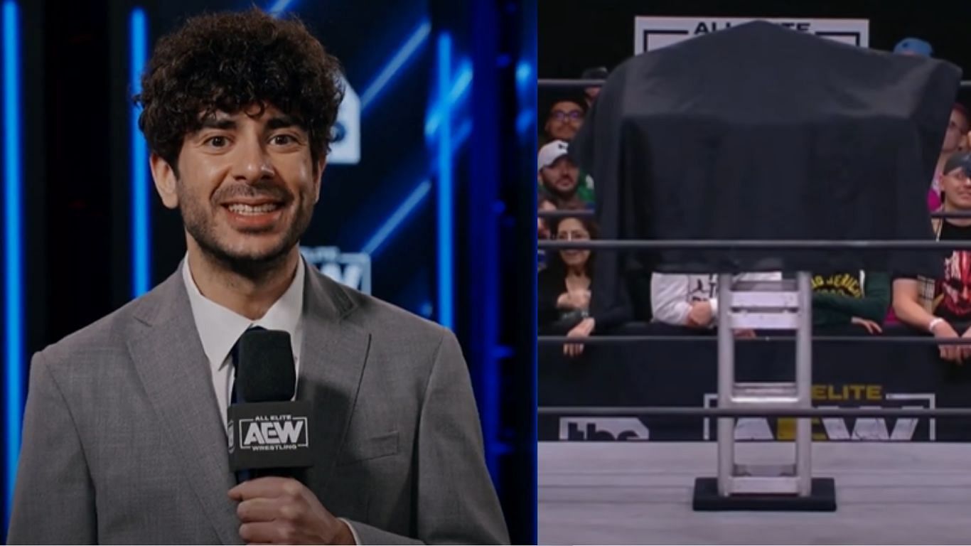 AEW had created these titles a year ago  [ Images from AEW
