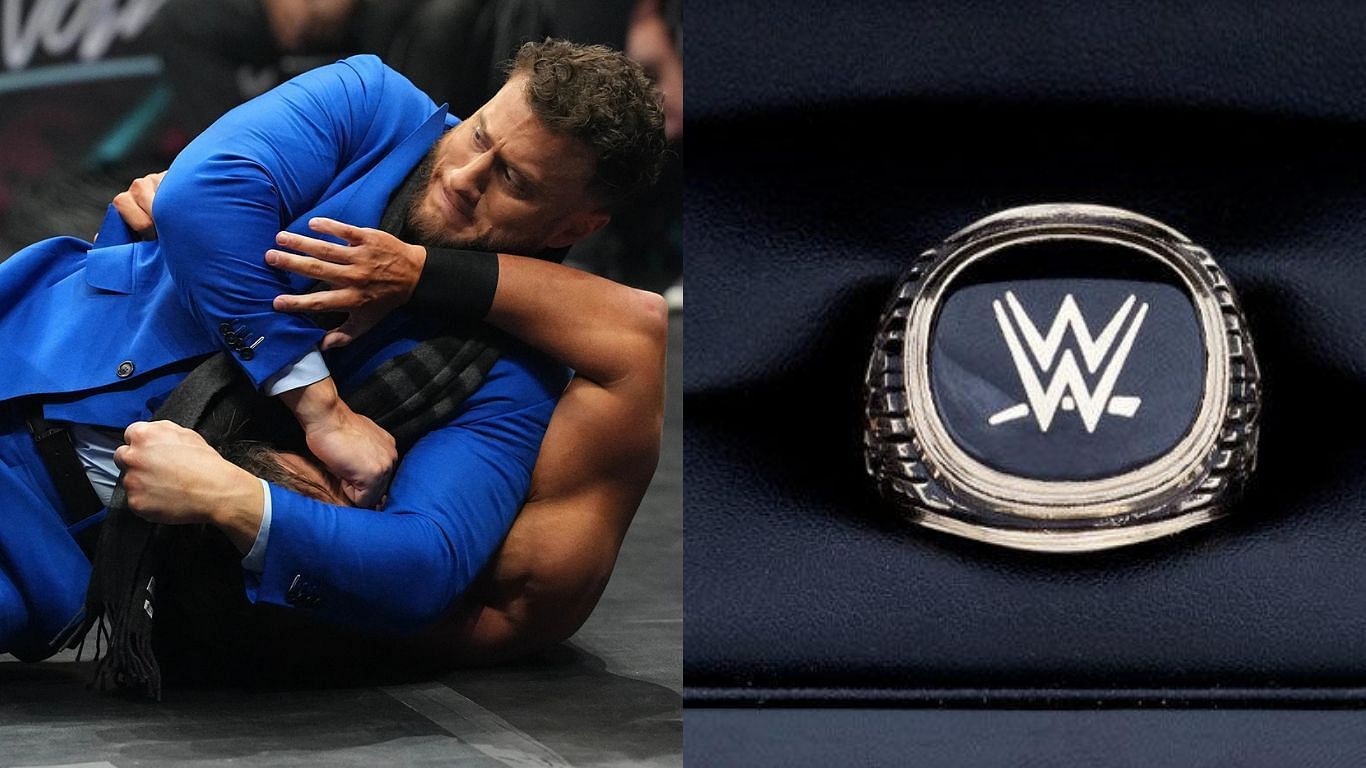 MJF is a former AEW World Champion  [ Images from allelitewrestling.com and WWE.com ] 