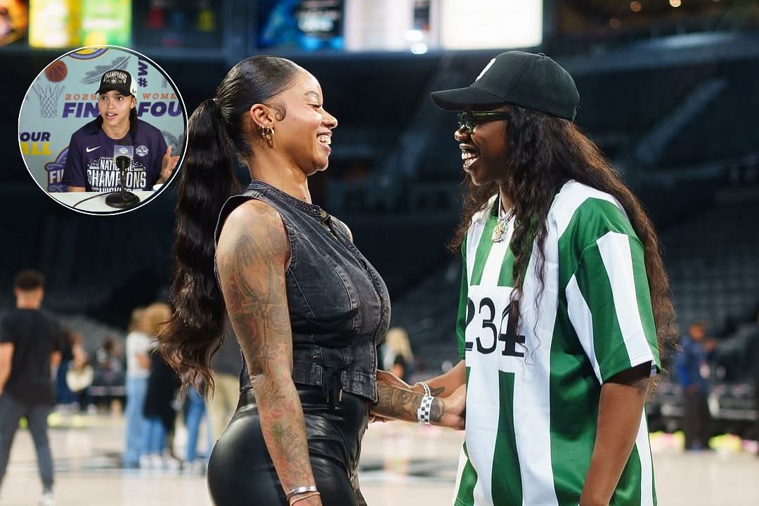 Azzi Fudd and Arike Ogunbowales fiancée tease major collaboration in heartfelt courtside exchange