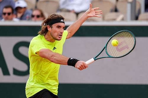 Tsitsipas at the 2025 French Open - Day Four - Source: Getty