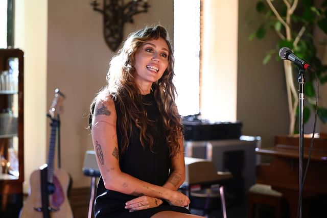 TikTok Presents Something Beautiful Album Release Event With Miley Cyrus - Source: Getty