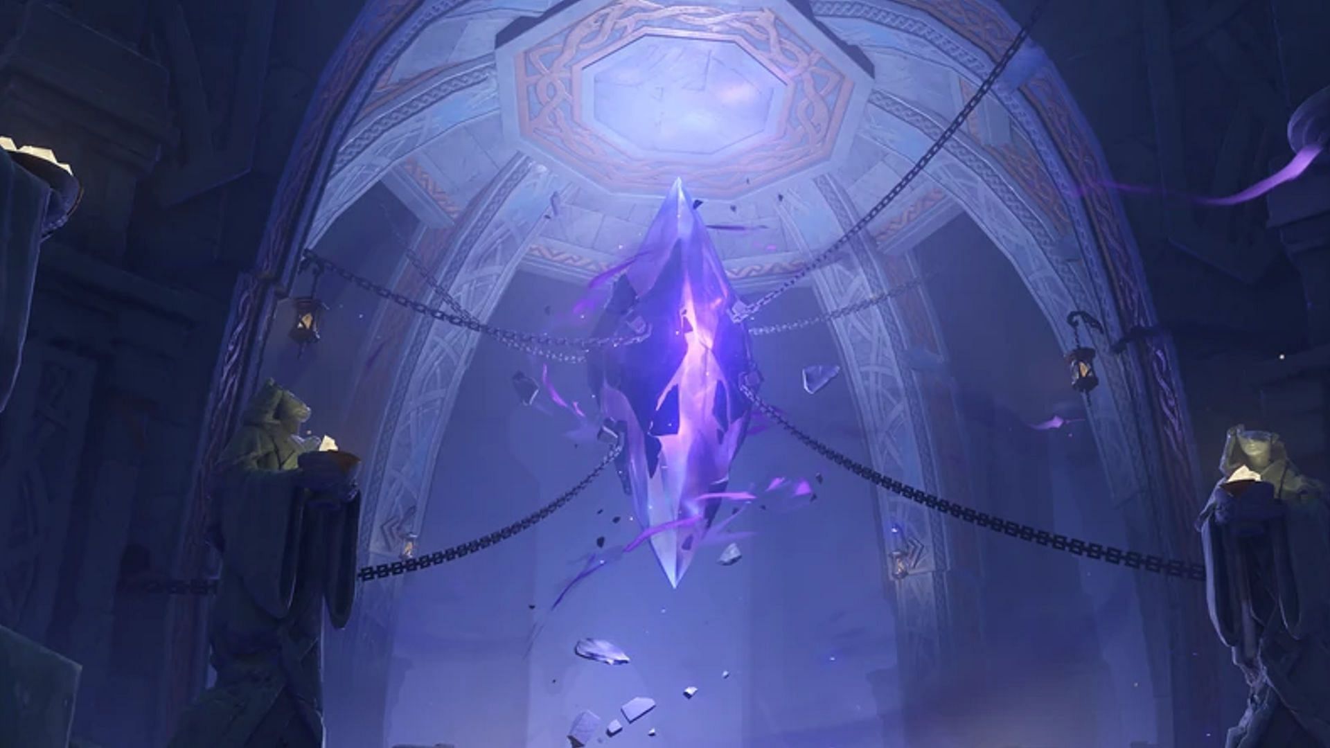 Depiction of Vedrfolnir as the Sinner in Genshin Impact