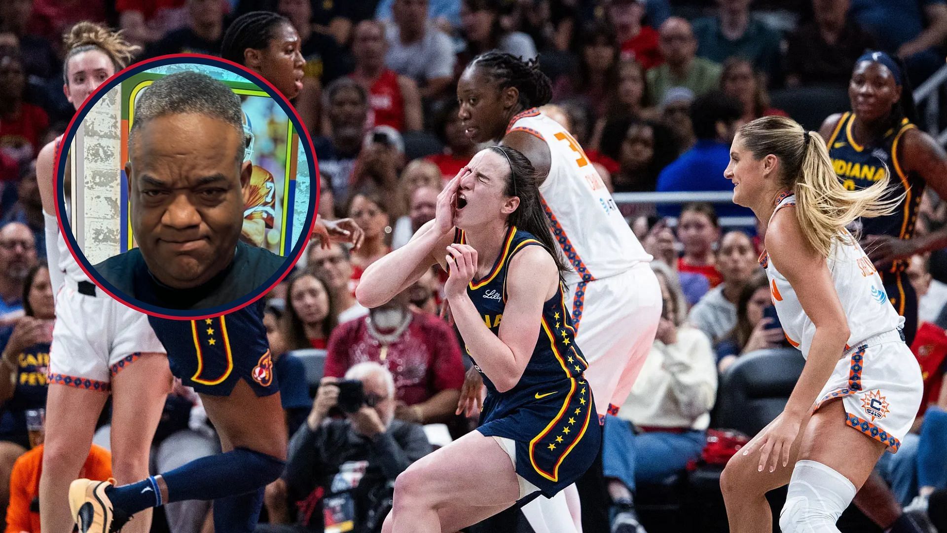Jason Whitlock accuses Caitlin Clark of flopping and whining in stunning statement. (Photo: @jasonwhitlock on X and IMAGN)